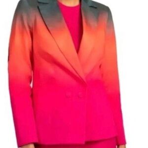 Trina Turk Sunset Gradient Blazer 
Size 14